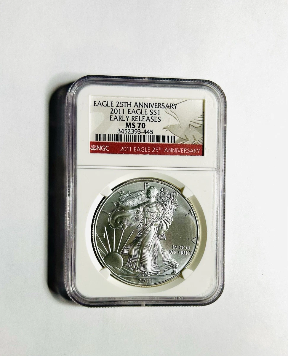 American Eagle MS 70 Graded 2011 Silver Bullion Coins for sale | eBay