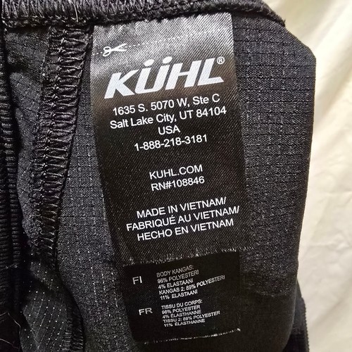 Kuhl black outdoor pants medium tall slim fit zip pockets elastic waistband - Bild 11 von 13