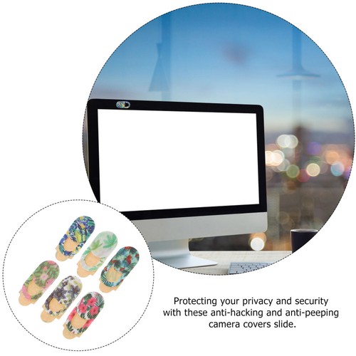 6 Pcs Floral Privacy Protection Cover Computer Camera Web Covers - 第 3/12 張圖片