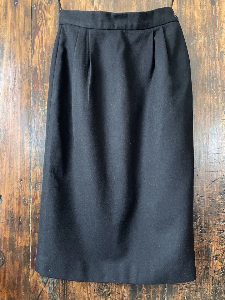 Falda lápiz Ralph Lauren Collection etiqueta púrpura 100 % lana talla US para mujer’s 10 Foto 4 de 4