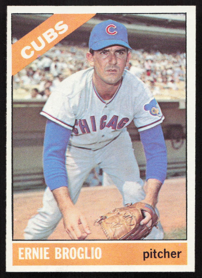 1966 Topps #423 Ernie Broglio Chicago Cubs NR-MINT SET BREAK!