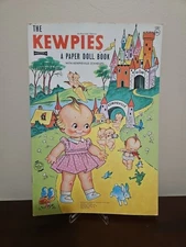 Vintage 1963 Saalfield Kewpie-kins Kewpies Paper Doll Book Kewpieville Standups