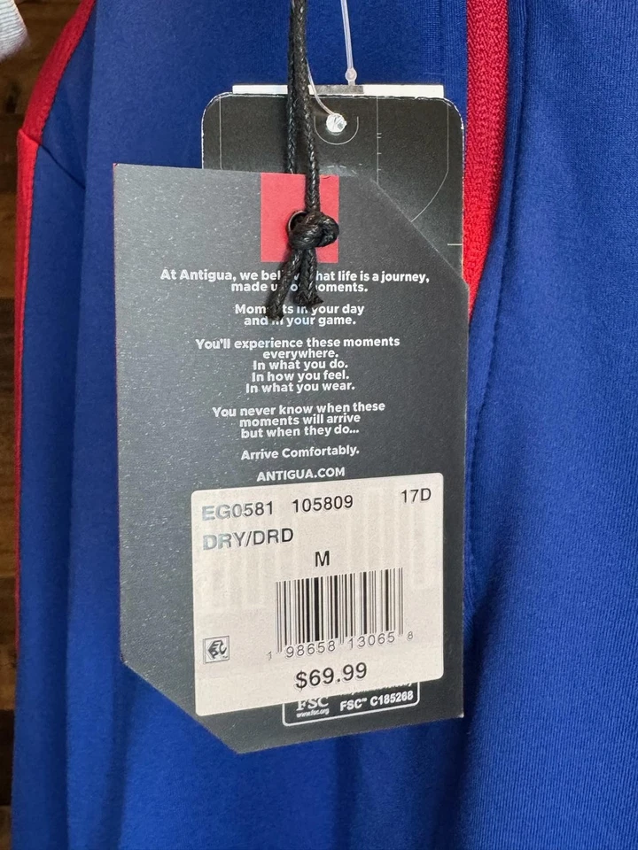 Novo com etiquetas Philadelphia 76ers Performance masculino quarto de zíper (tamanho M) - Imagem 3 de 3