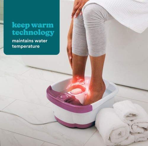 HoMedics Bubblemate Foot Spa Luxury Foot Massager Nail Kit Turbo Bubbles Strip - Picture 7 of 15