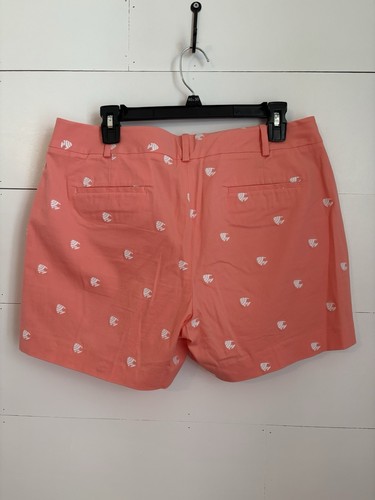 Talbots Women Shorts Size 10 Flamingo AOP shorts Fish Resort Wear Vacation Beach - Picture 2 of 8