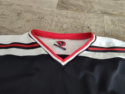 Vintage K1 Blanko Hockey Trikot Herren XL Rot Weiß Schwarz Made In USA - Bild 6 von 14