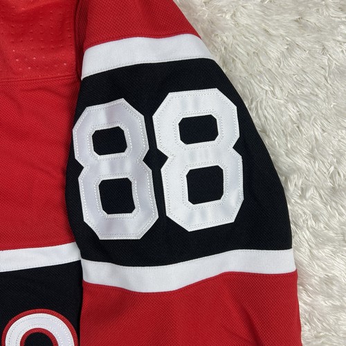 Adidas Authentic Patrick Kane Chicago Blackhawks Reverse Retro NHL Jersey Red 46 - Picture 5 of 10