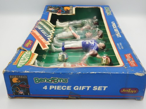 1992 NFL Quarterback Club JusToys Bend-Ems Box Set Marino Elway Cunningham Kelly - Picture 8 of 8