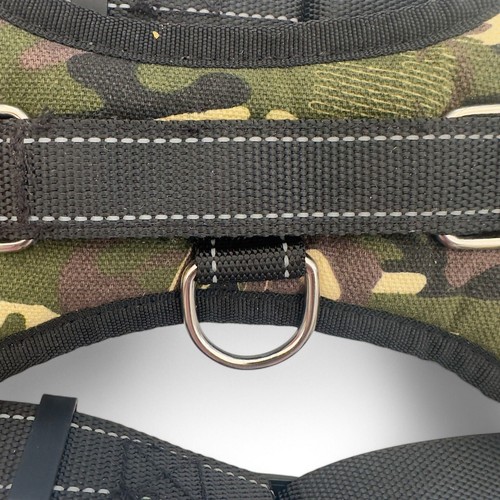 Camo-Muster Verstellbares Hundegeschirr Camouflage Muster Anpassbar Haustier Weste - Bild 2 von 5