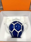 Hermes Bleus d'Ailleurs Teapot Blue Tableware Ornament Tea Morning Auth New Box