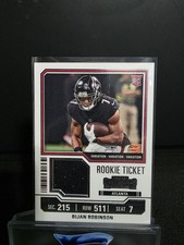 2023 Contenders Bijan Robinson Rookie Ticket Swatches Variations RC Jersey #TS4V