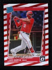 2021 Panini Donruss Optic Rated Freedom Prizm /45 Luis Garcia V #45 Rookie RC