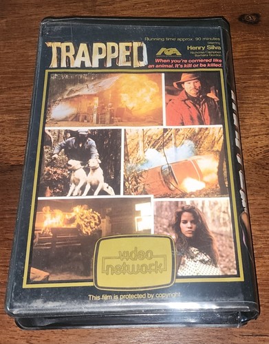 Trapped 1982 VHS VERY RARE Video Network PAL UK Import Henry Silva William Fruet - Imagen 7 de 7