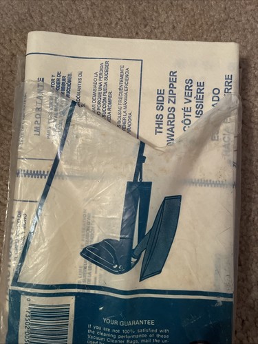 (2) HOOVER / EUREKA / SEARS UPRIGHT VACUUM CLEANER BAGS-FITS STYLE F & G VACS - Picture 6 of 7