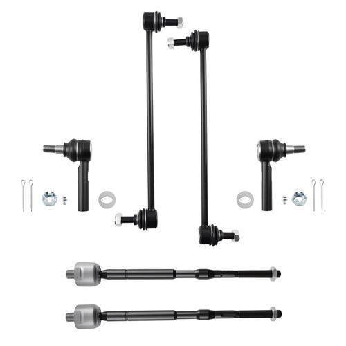 8x Front Lower Control Arms w/ Ball Joints Tie Rods for 2011-2017 Honda Odyssey - Picture 10 of 12