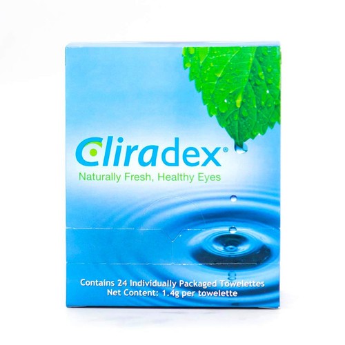 Cliradex Towelettes - Natürlicher Gesichts-, Wimpern- & Augenlidreiniger - Tücher für Dem... - Bild 1 von 8