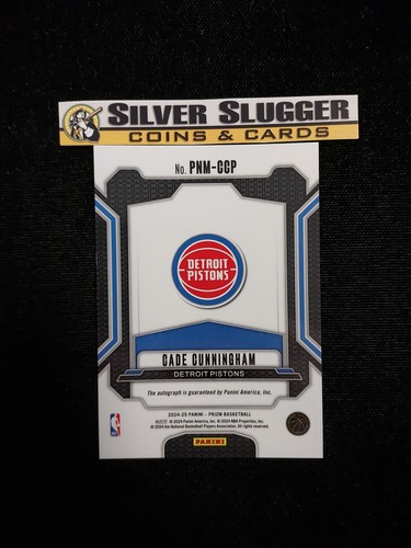 2024-25 Cade Cunningham Panini Prizm Penmanship Auto #PNM-CCP Detroit Pistons - Imagen 2 de 2