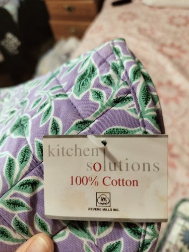 vintage oven mitts potholders - Picture 8 of 8