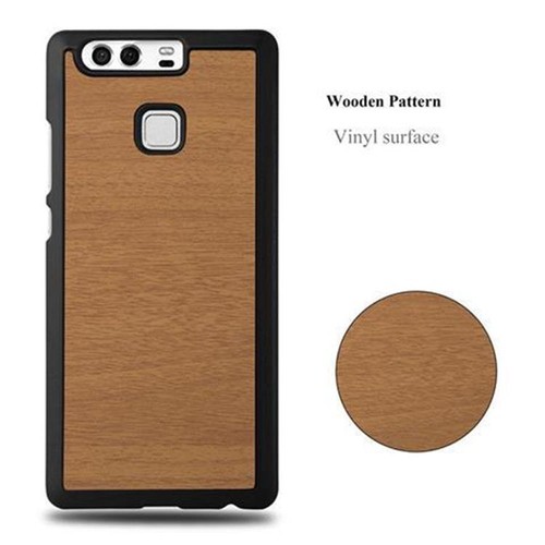 Hülle für Huawei P9 Handy Hard Case Schutzhülle Cover Holz Bumper - Bild 6 von 6