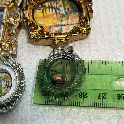Dollhouse Miniature Art Ornate Antique Style Frames 21pc Magnet Wall Landscape - Picture 11 of 17