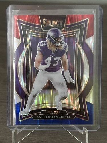 2024 Panini Select - Concourse Andrew Van Ginkel #6 Red and Blue Prizm Shock