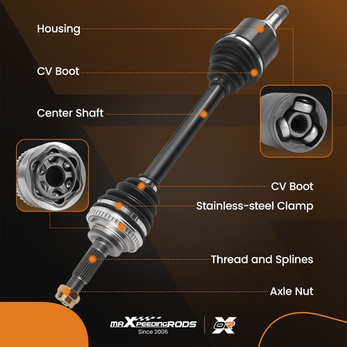 Front Left Right 2PCS CV Axles Shaft For Toyota Camry 2.2L 92-01 /Solara 99-2001 - Picture 9 of 20