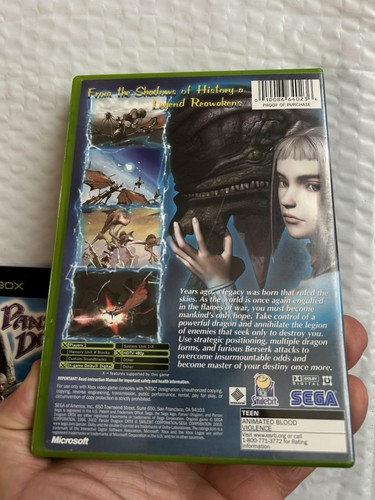 *Complete* Panzar Dragoon Orta (Microsoft, Xbox 2003) Video Game w/Manual SEGA - Picture 4 of 7