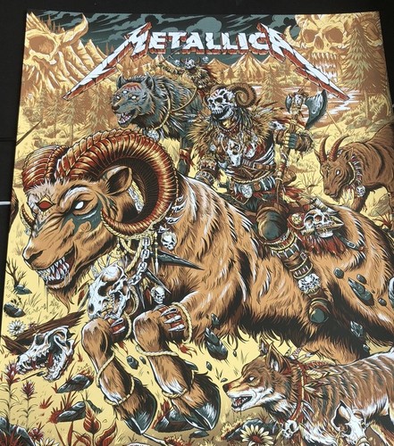 Metallica Denver Official Poster 29.06.2025 Empower Field Last Night Of US Tou