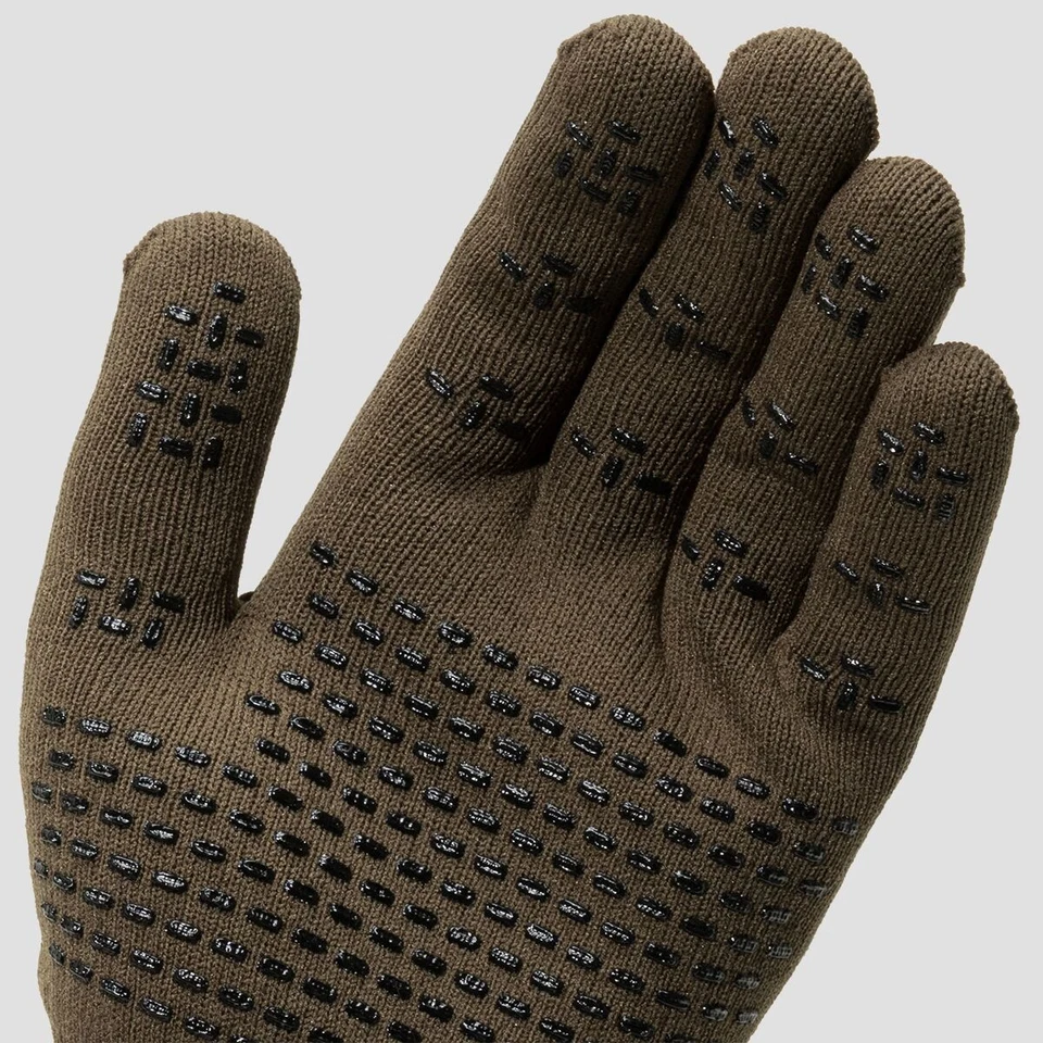Guante de lana profesional impermeable tejido punto cruzado Showers Pass Foto 2 de 3