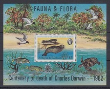 Antigua and Barbuda Mi. No. Block 62 MNH ** / MNH Fauna and Flora