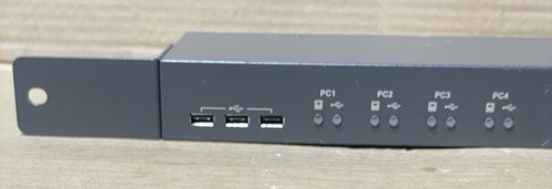 HP AF611A 1x4 USB/PS2 KVM Console Switch Hp Switch MW3E4 w/ Power cord - Picture 5 of 11
