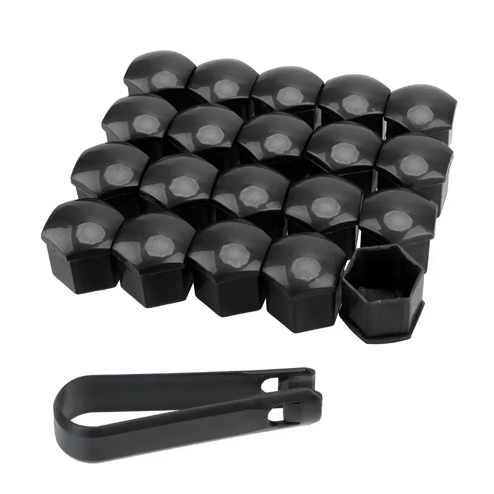 20Pcs 17/19/21Mm Car Wheel Nut Caps Protection Covers Caps Anti-Rust Auto Hub Sc