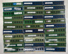 Lot of 33 Mixed Brand SAMSUNG KINGSTON SK HYNIX MICRON HYNIX RAMAXEL 4GB DDR3