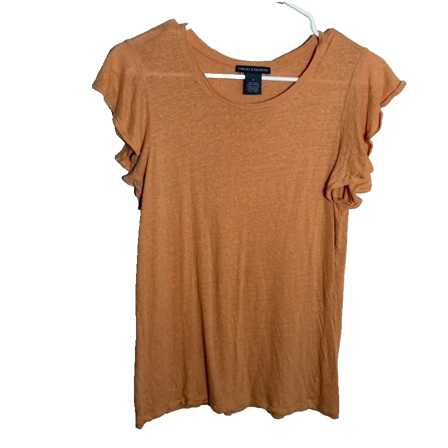 Débardeur Femme Chelsea And Theodore – Orange, Taille M, Sans Manches, Neuf Avec étiquettes