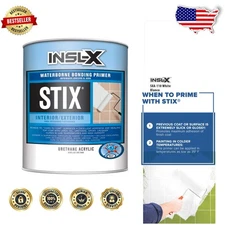 White Bonding Primer - 1 Quart, Flat Finish, Interior/Exterior Use