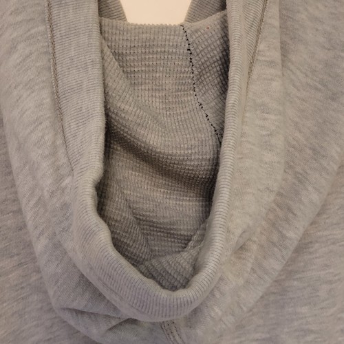American Eagle AEO Herren grau Full Zip Hoodie Sweatshirt Thermo gefüttert Kapuze Gr. M - Bild 5 von 6