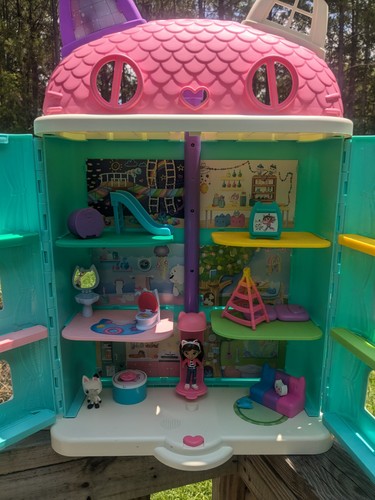 Gabby's Dollhouse Purrfect Dollhouse 2- Foot-Tall Playset Toy with Sound- TESTED - Picture 4 of 6