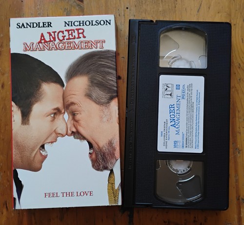 Anger Management VHS Adam Sandler  Jack Nicholson 2003 VHS - Picture 3 of 3