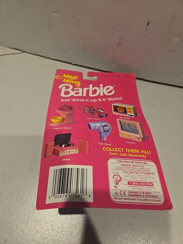 Vintage 1993 Magic Moves Popcorn Maker Aufzieh Barbie Gerät Spielzeug Zubehör - Bild 5 von 5