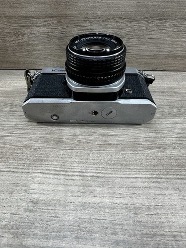 Pentax Asahi K1000 Camera SMC PENTAX-M 1:2 50mm Lens - Picture 6 of 7
