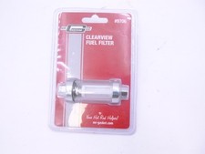 Mr. Gasket Clear View Fuel Filter with 1/4" x  5/16"  and 3/8" Inlet Size 9706
