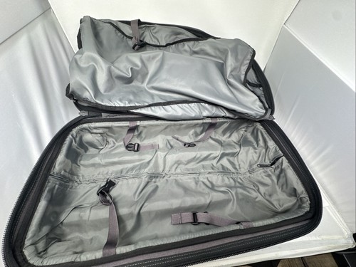 Eddie Bauer Expedition 21 Gray Nylon Rolling Hard Bottom Duffel Bag Suitcase - Picture 8 of 8