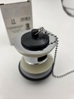 Chrome Slotted Basin Waste with Plastic Plug & Chain – Highlife 32 mm (1 ¼")