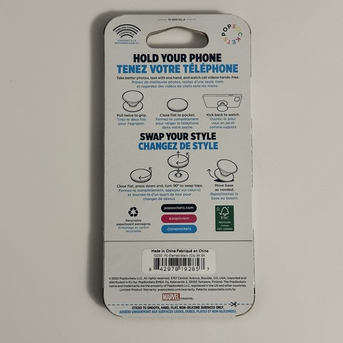 Support poignée téléphone PopSockets Marvel Eternals - Photo 2 sur 2