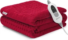 Portable Microplush Heating Pad with Safety Auto Shut-Off for Full Body Comfort