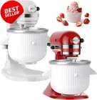 Ice Cream Maker Attachment 2Qt for Kitchenaid 4.5–7Qt Mixer Sorbet Gelato - US