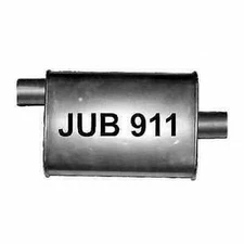 Jones Exhaust Quiet Tone Muffler 2.5" Inlet, 2.5" Outlet, 18" Overall JUB911