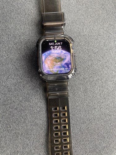 Apple Watch Series 8 45mm WIFI+CELL Unlocked Midnight Aluminum Case - Picture 6 of 7
