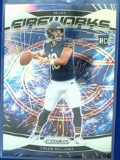 2024 Panini Prizm #25 Caleb Williams Fireworks
