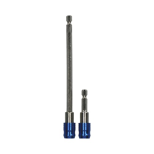 2pc Quick Release Magnetic 1/4" Hex Drill Bit Adapter Holder Set 60mm / 150mm - Picture 1 of 3
